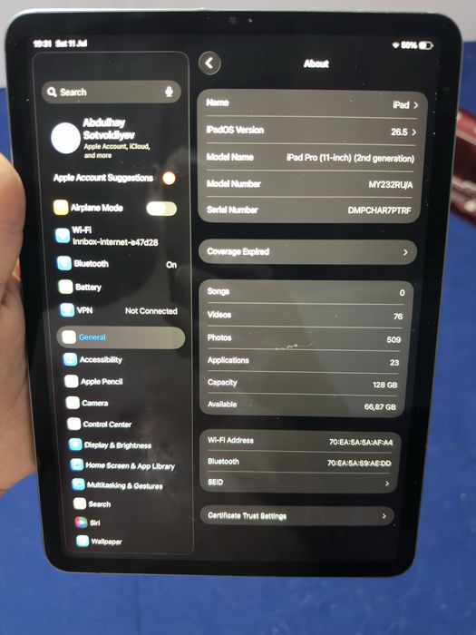 ipad 11 pro 2020
