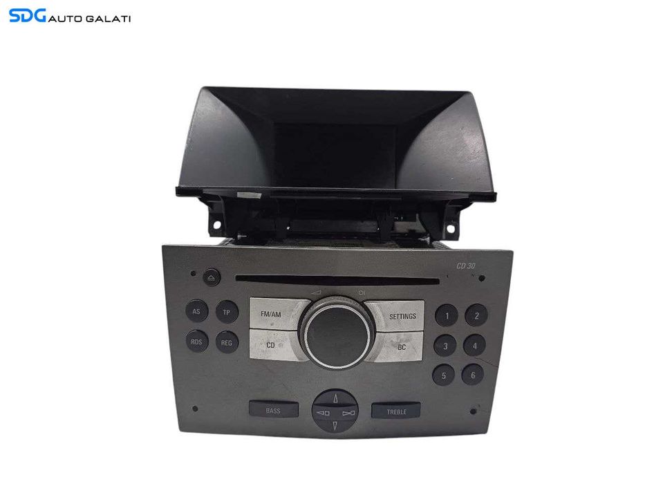 Unitate Radio CD Player Blaupunkt cu Display CD30 Opel Astra H 2004 - 2010 Cod 453116246 13190856 13275077 [L6669]