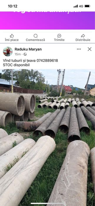 Tuburi din beton armat