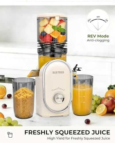 Нова Cold press бавна сокоизстисквачка 300W 133мм отвор цели плодове