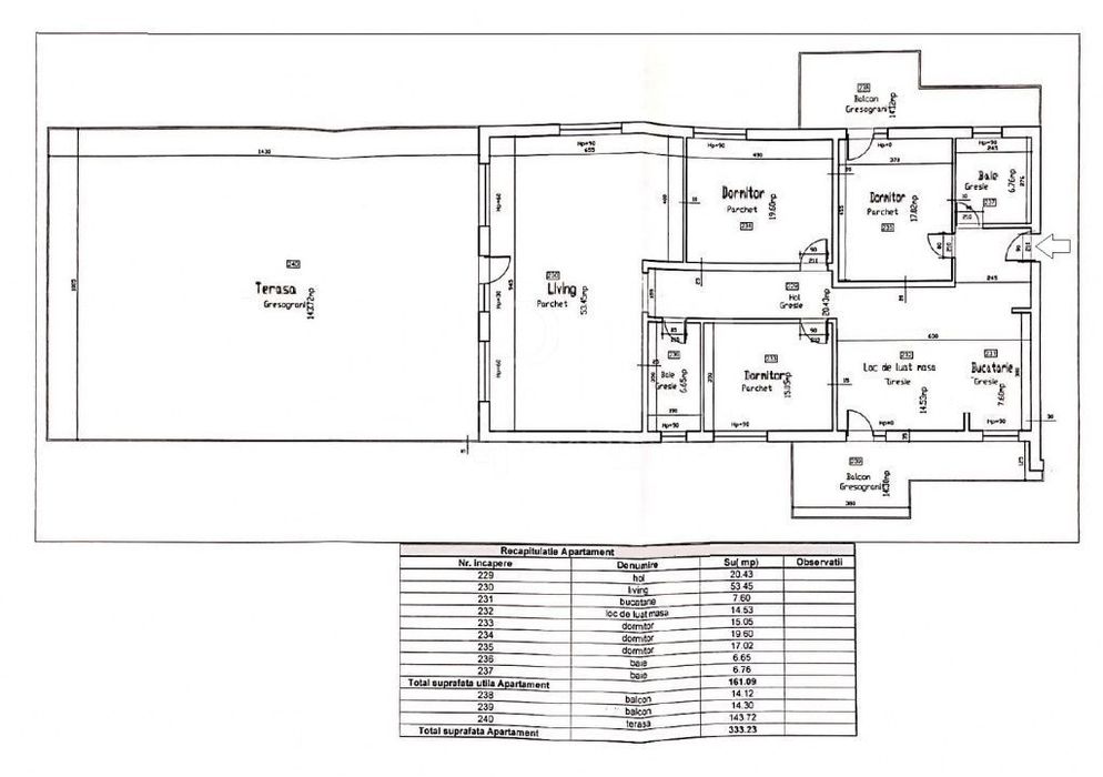 Apartament 4 camere de vanzare in Floresti
