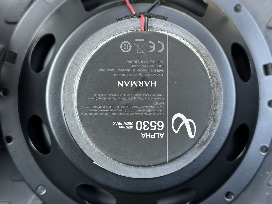 Колонки, динамики в авто Infinity Alpha 6530