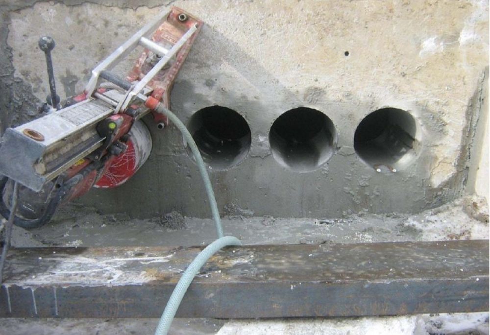 Алмазное сверление, бурение