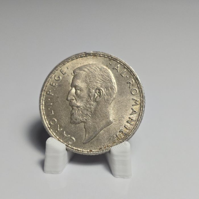 Moneda 1 leu 1914 UNC carol