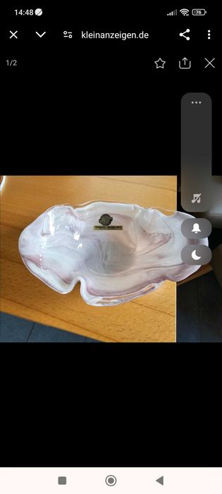 Уникална бонбониера/кошница от оловен кристал