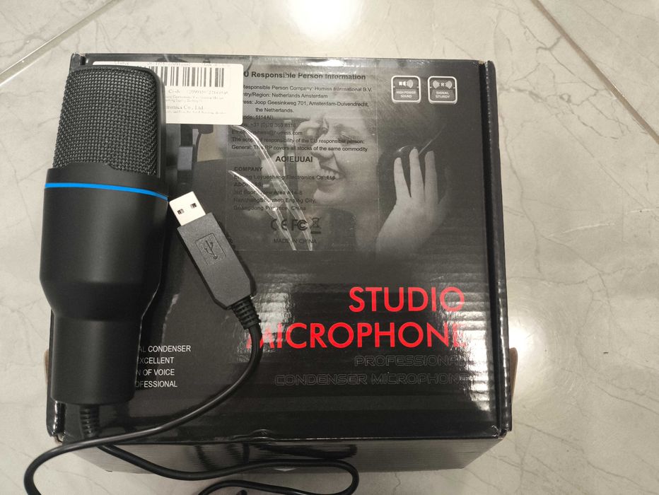 Кондензаторен микрофон USB (НОВ!)