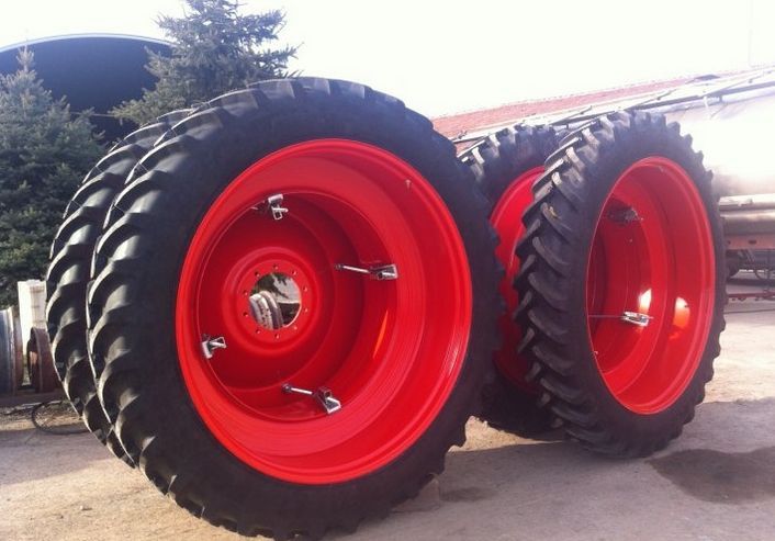 сдвояване на джанти за трактори и комбайни