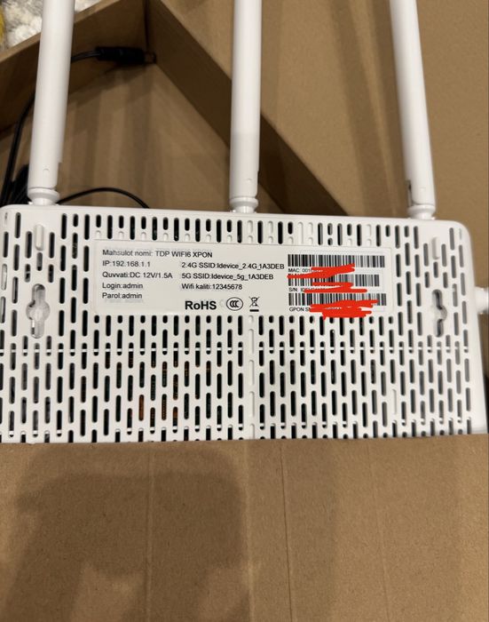 Роутер PON WI-FI 6