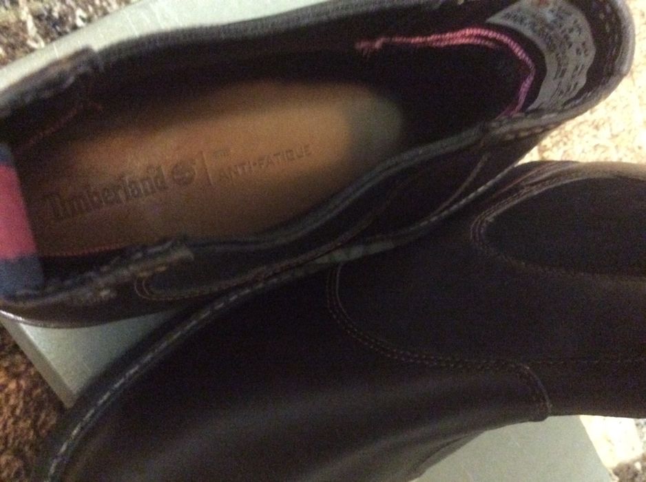 Timberland Cizme din Piele Maro TImberland Brook Park,Noi,42