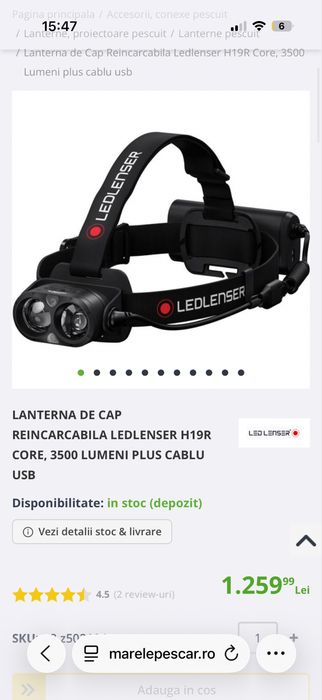 Lanternă LedLenser H19R