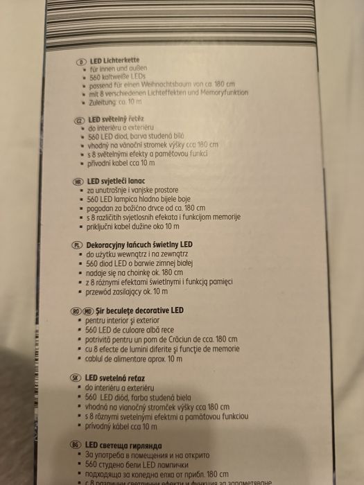 Instalație 560 leduri lumina rece