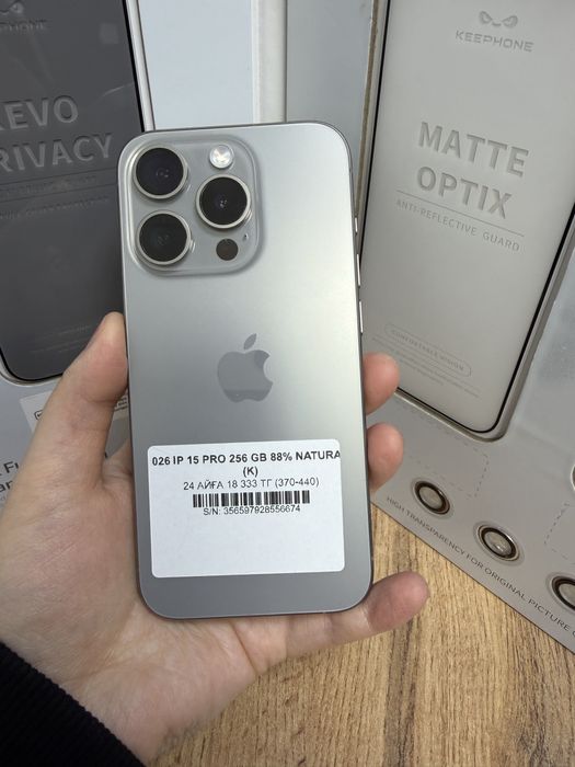 Iphone 15 pro 256gb 88% 56674 Pintel.kz