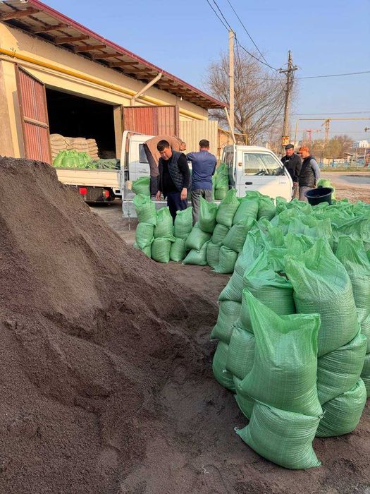 Тупрок глена почва Tuproq qopda В мешках