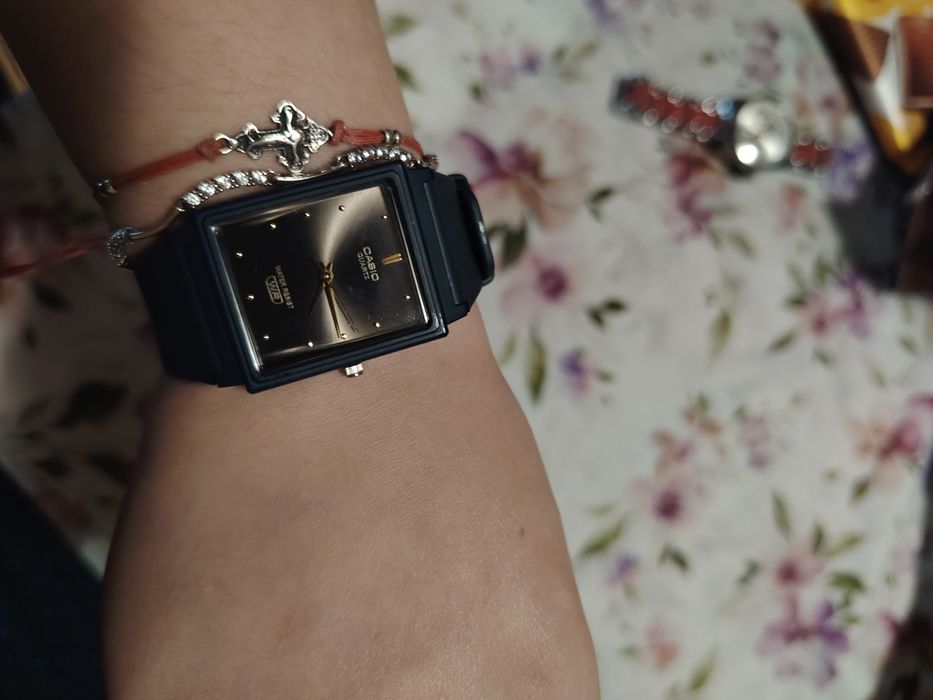 Дамаки часовник casio MQ-38 със силиконова каишка