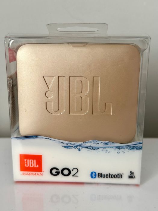 Преносима тонколона JBL Go2, IPX7, Шампанско