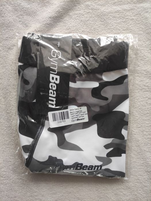 Colanti fitness barbati Gymbeam Camo
