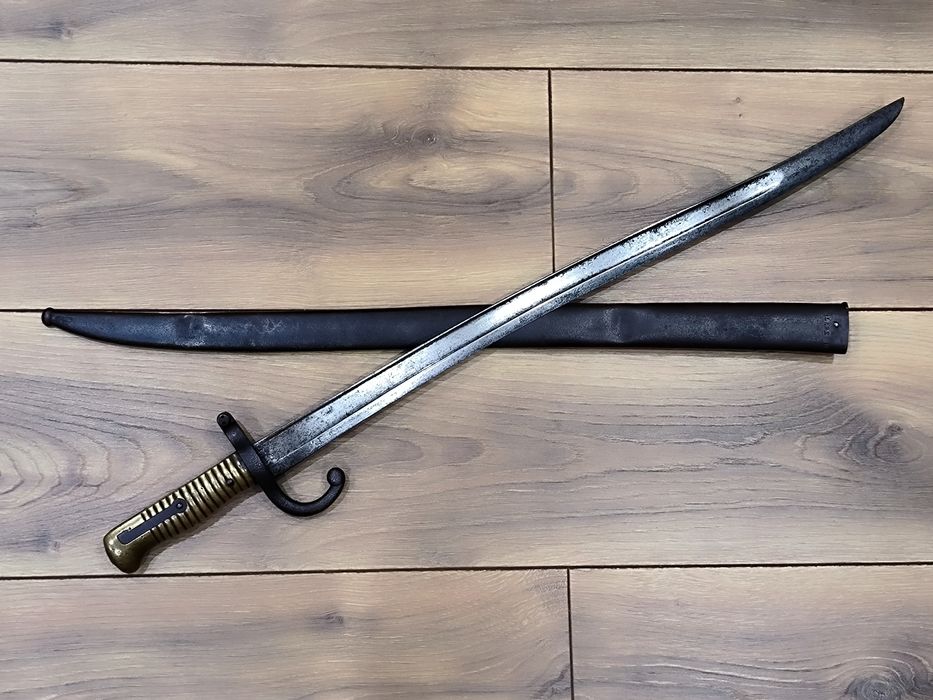 Френски щик нож байонет Шаспо Chassepot M1886 еднакви номера