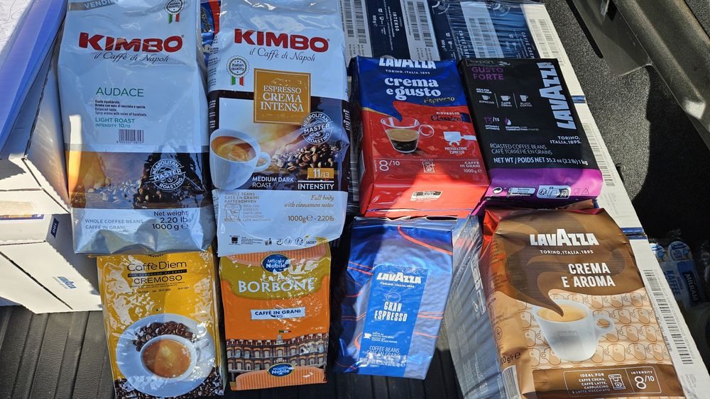 Lavazza Kimbo Borbone кафе 1кг.