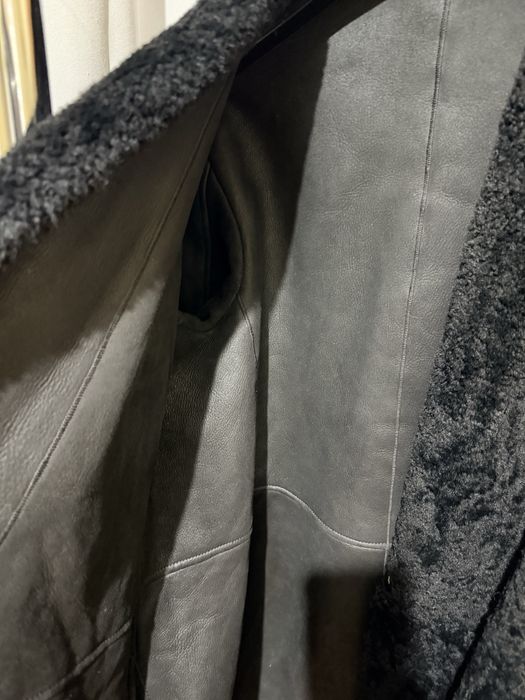 Пухкаво палто С размер. С естествени пера от щраус