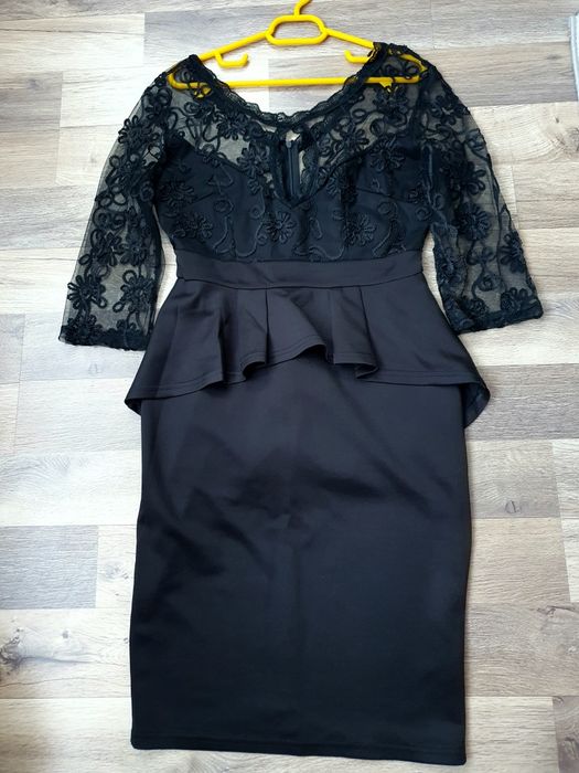 Rochie eleganta dantela neagra