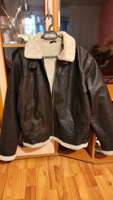 Geacă Pilot bomber aviator  piele naturală