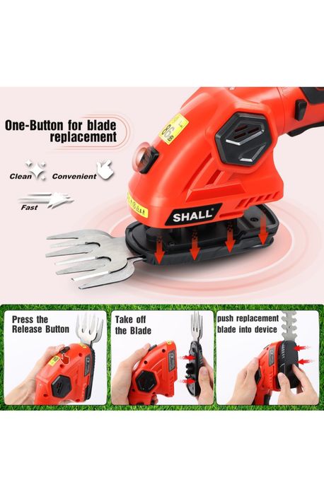 Masina de tuns gard viu, tuns manual, Shall, 7,2 V,foarfeca bonus!