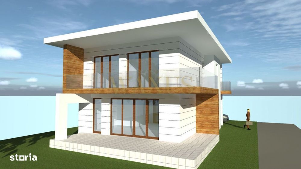 Vilă Nouă 131 Mp | Teren 450 Mp | Ansamblu Privat | Semifinisată De