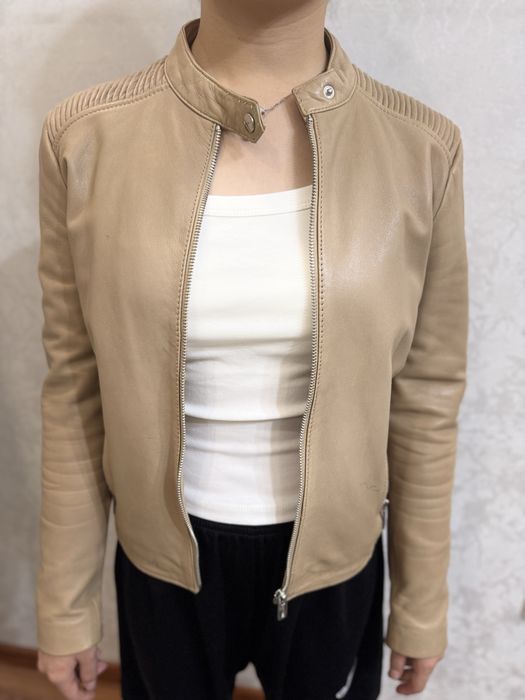 Продам кожанную куртку от Mango