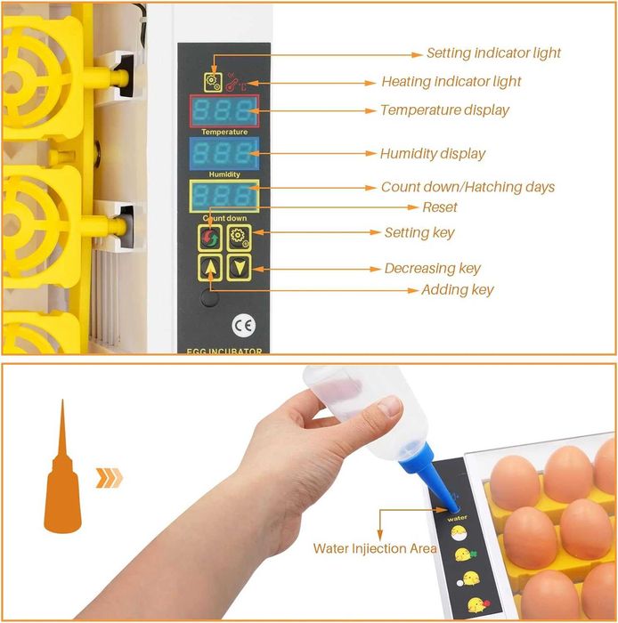 Автоматичен инкубатор 24 яйца - реф. код - 5
