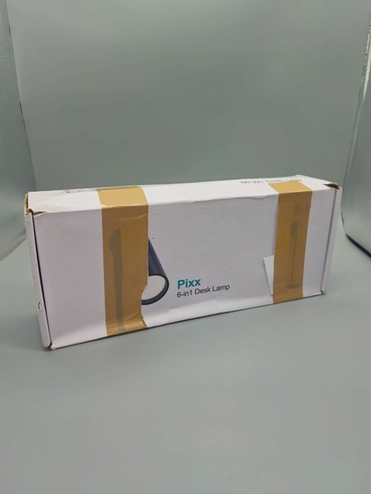 Дизайнерска лампа на топ цена! Акумулаторна LED настолна лампа Pixx 6-in-1 Desk Lamp, 7W, USB-C, бяла