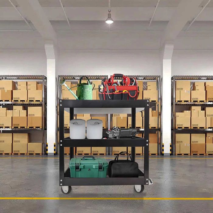 !! БЕЗПЛАТНА ДОСТАВКА !! Количка за инструменти с 3 рафта