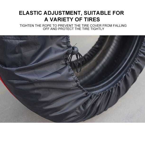 Комплект 4 бр. водоустойчиви калъфи за гуми 13"-18" - универсални