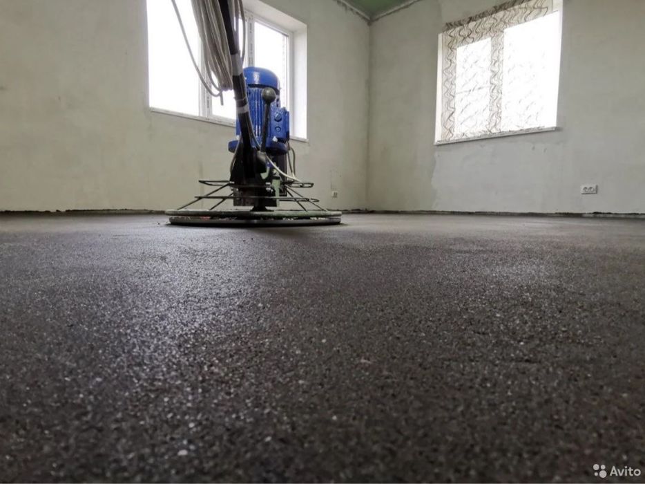 Полусухая стяжка пол За день