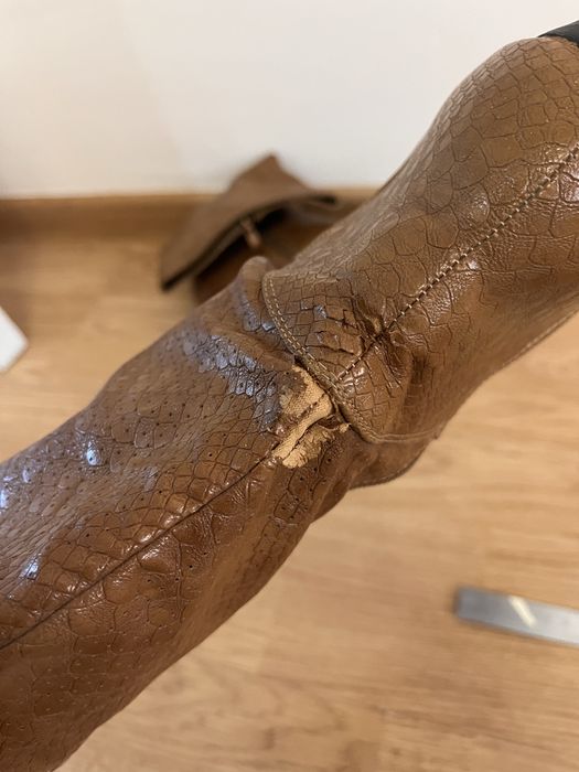 Осенние сапоги на каблуке