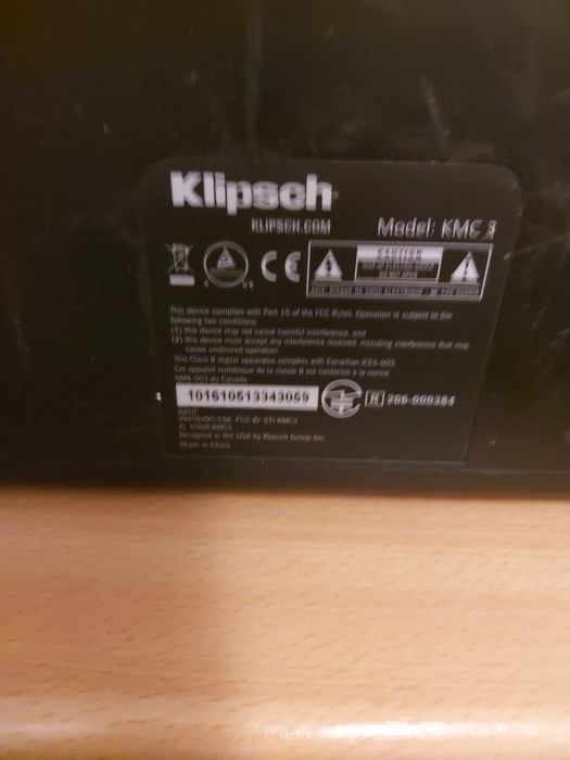 Klipsch kmc 3.Samson mixer .Harman Kardon go play wireless.