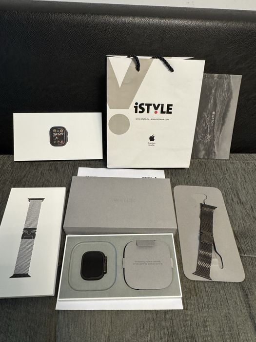 49mm Apple watch Ultra 2 iStyle Гаранция 2027г. Black Titanium TML