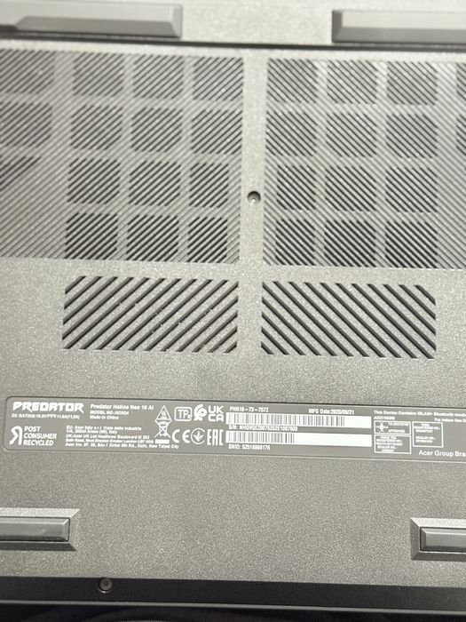 Laptop Acer Predator Helios Neo 16 AI