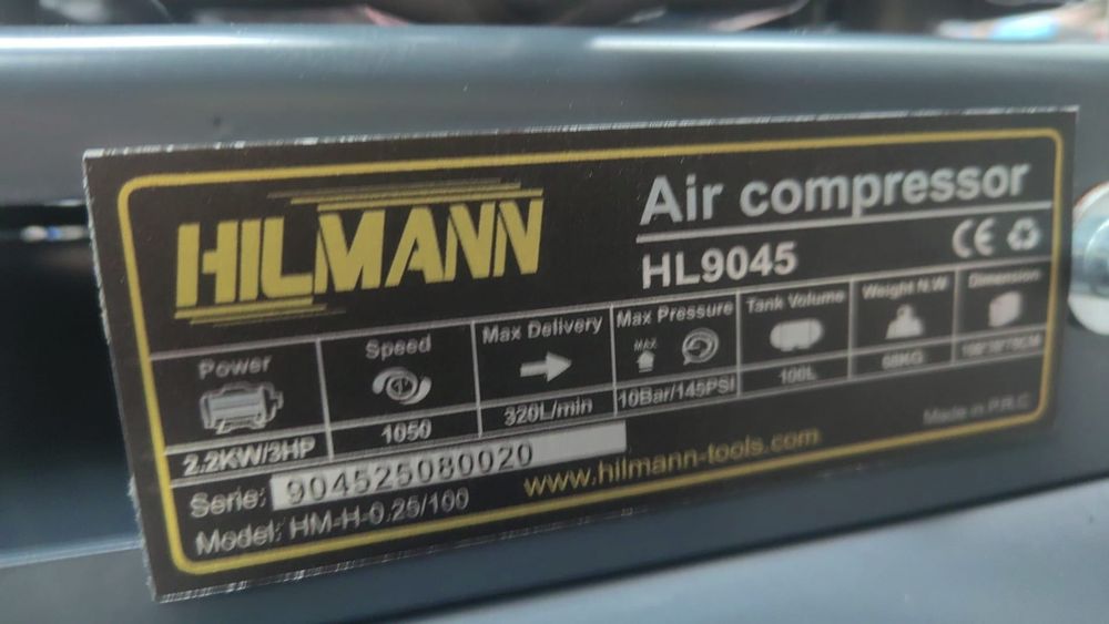 Compresor 100 litri,12 bari,2.2kw