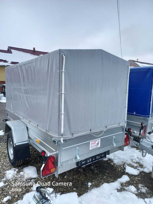 Remorca cu prelata RYDWAN robusta, sasiu sudat