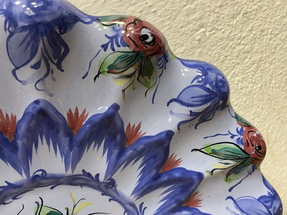 Португалско пано за стена кобалтово синьо 40 см