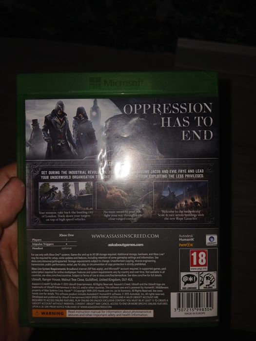 2 jocuri xbox one, watch dogs si Assassin's creed syndicate