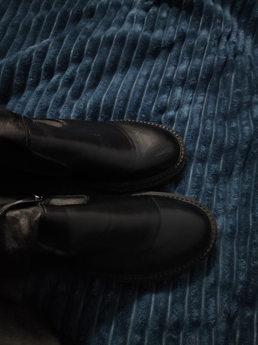 Сапожки длинные демисезонные