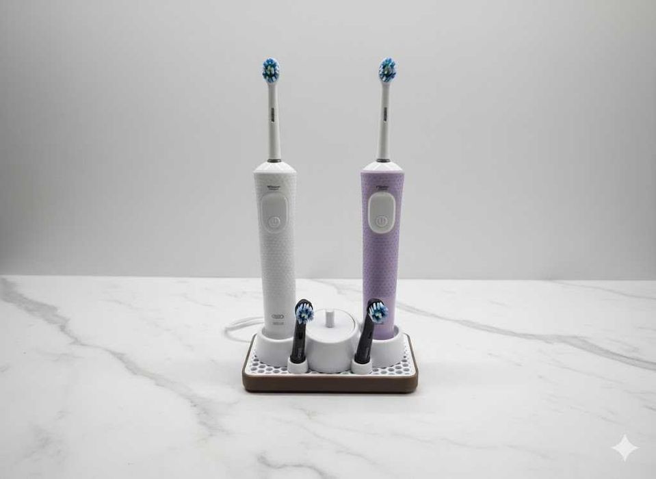 Двойна поставка за електрически четки за зъби Oral B