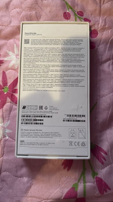 Айфон 16про макс 256 100%