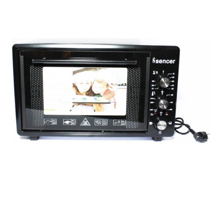 Настольная электропечь SENCER A1 SS черный