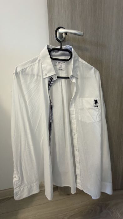 Camasa alba eleganta USPA Polo