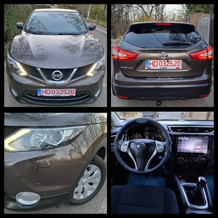 Nissan Qashqai*Af.2016*1.2 Dig-T*120Cp*6+1V*Clima*Navi*Pilot*Led*Euro6
