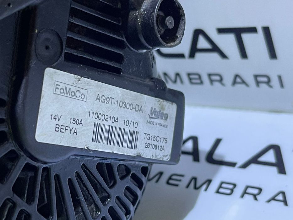 Alternator 150A Ford Mondeo Mk 4 Break 115cp 2007 - 2015 COD : AG9T-10300-DA
