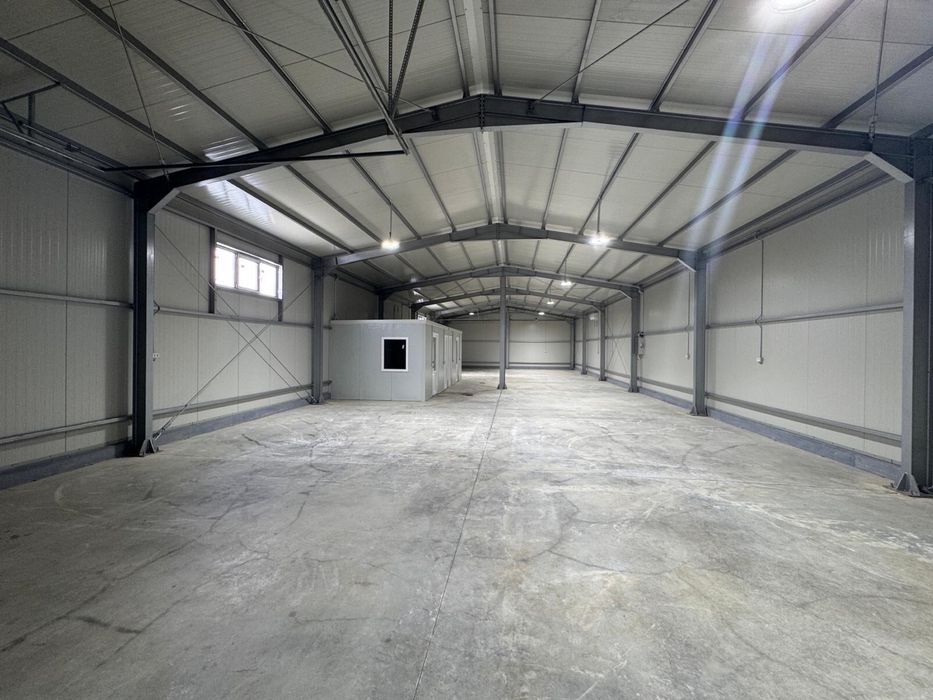 Închiriere hală industrială/comercială – 530 mp + curte betonată 1.300 mp | Acces rapid la A0
