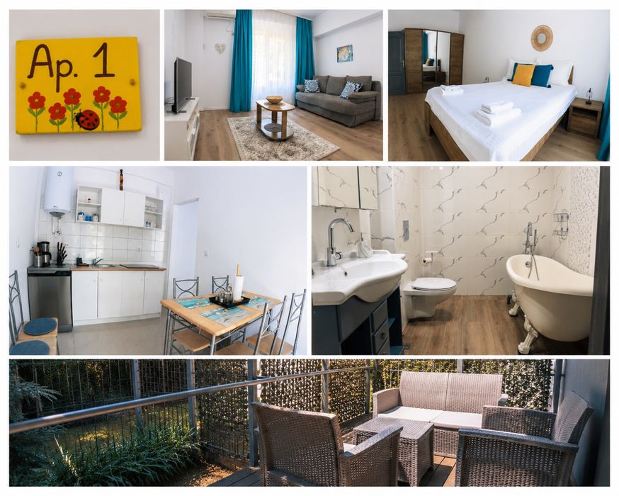 Cazare Mamaia Nord Pensiune cu 5  apartamente cu 2 camere , Str. M13 nr.9 , mai multe detalii la numarul de telefon 0728462414